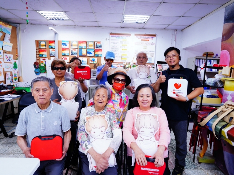 桃園市復興區 | 比雅山文化健康站 | 感謝 善心人士 透過 人人都會CPR‧處處都有AED 勸募計劃 媒合捐贈